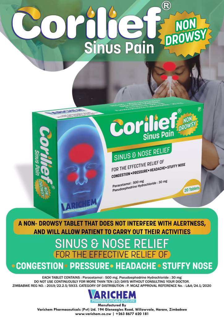 Corilief Non Drowsy Poster